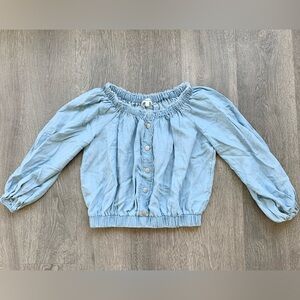 Lalavon Chambray Top